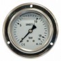 Manómetro glicerina Ø63mm horizontal con aro frontal 1/4" 0 a 1.6bar