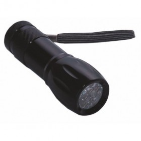 Linterna de mano LED de aluminio a pilas MERCATOOLS ALU-MINI 9 LED 55 Lúmenes