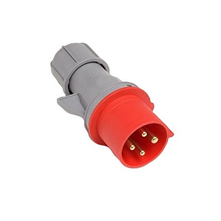 Clavija enchufe 3P+T 32A 400VAC IP44