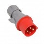 Clavija enchufe 3P+T 32A 400VAC IP44
