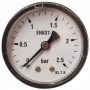 Manómetro Ø50mm horizontal 1/4" 0 a 2.5bar