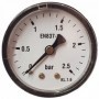 Manómetro Ø50mm horizontal 1/4" 0 a 2.5bar