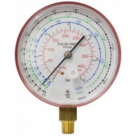 Manómetro de alta vertical de 1/8"NPT para R600a Ø80mm