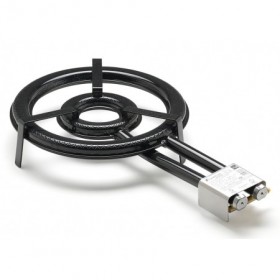 Paellero circular 2 fuego para exterior P 11.4 kW diám. 38 cm para gas butano