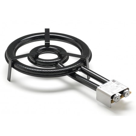 Paellero circular 2 fuego para exterior P 11.4 kW diám. 38 cm para gas butano