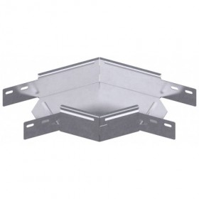 Curva 45º en acero galvanizado sendzimir INTERFLEX para bandeja portacables VIATEC 60 x 200mm