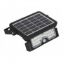 Proyector led solar negro IP65 5W 4200K con sensor de movimiento