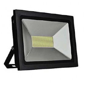 Proyector luz led exterior slim negro IP65 150W 6400K