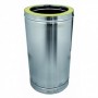 Módulo recto corto chimenea DINAK GE50+ 304/304 Ø350/450mm