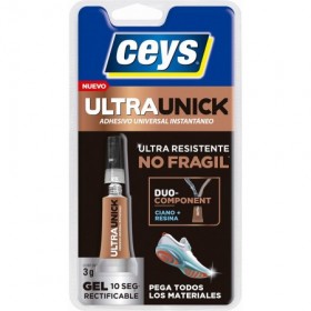 Tubo 3g gel adhesivo instantáneo CEYS ULTRAUNICK