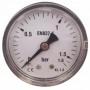 Manómetro Ø50mm horizontal 1/4" 0 a 1.6bar