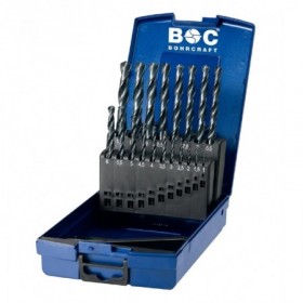 Estuche 19 Brocas para metal HSS-G BOHRCRAFT BOC Ø1 a 10mm