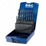 Estuche 19 Brocas para metal HSS-G BOHRCRAFT BOC Ø1 a 10mm