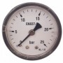 Manómetro Ø50mm horizontal 1/8" 0 a 25bar
