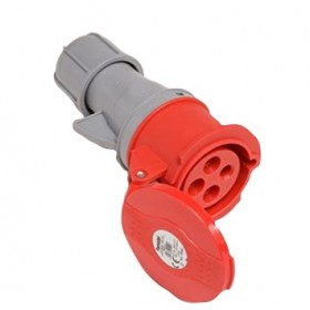 Base enchufe móvil 3P+T 16A 400VAC IP44