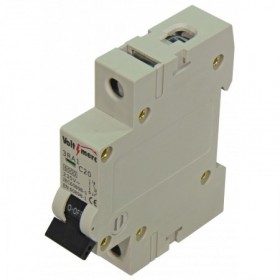 Interruptor magnetotérmico 1P 20 A 6kA VOLTIMERC 3RA1