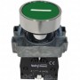 Pulsador para cuadro eléctrico verde con retorno rasante e indicación (I) Ø22mm VOLTIMERC