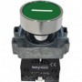 Pulsador para cuadro eléctrico verde con retorno rasante e indicación (I) Ø22mm VOLTIMERC