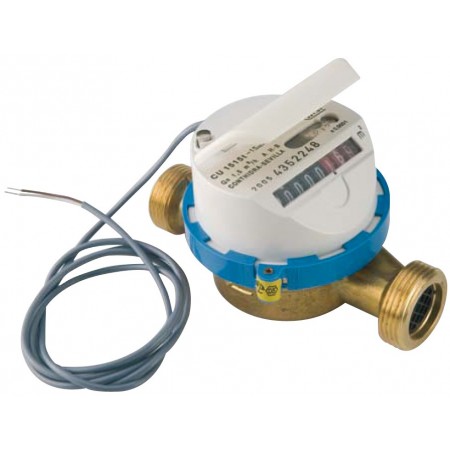 CONTADOR DE AGUA CALIENTE POR IMPULSOS DN 15 DE 1/2"