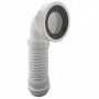 Manguito WC acodado flexible  540mm