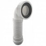 Manguito WC acodado flexible  540mm
