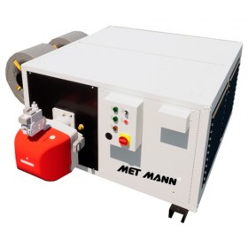 Generador de aire caliente multiposición para calefacción o procesos de secado MET MANN AGM-160 145kW sin quemador