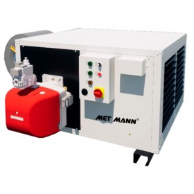 Generador de aire caliente multiposición para calefacción o procesos de secado MET MANN AGM-090 90kW sin quemador