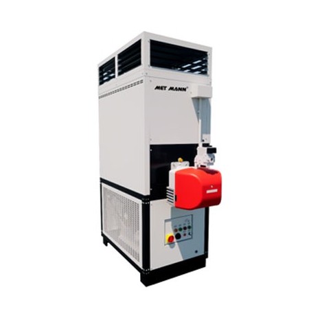 Generador aire caliente vertical MET MANN MM-160-G 145kW sin quemador