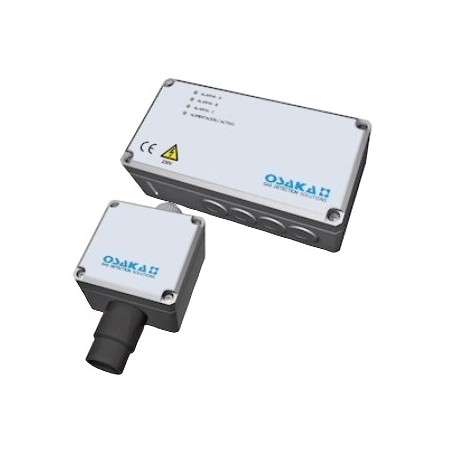 KIT DETECTOR ALARMA DE GAS DG-HFC-IP54 230V IP54