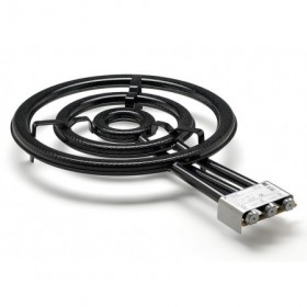 Paellero circular 3 fuego para exterior P 19.9 kW diám. 60 cm para gas butano