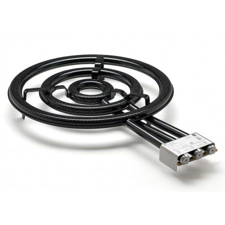 Paellero circular 3 fuego para exterior P 19.9 kW diám. 60 cm para gas butano