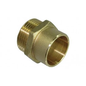 Entronque soldar-macho latón ø14mm circuitos 3/8"