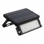 Proyector luz led exterior solar negro IP65 10W 4200K con sensor de movimiento
