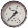 Manómetro Ø60mm horizontal 1/4" 0 a 25bar