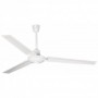 Ventilador de techo blanco 3 aspas con mando de pared MERCAFAN Ø120cm