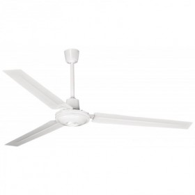 Ventilador de techo blanco 3 aspas con mando de pared MERCAFAN Ø120cm