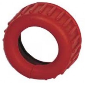 Protector de goma para manómetros rojo de Ø80mm