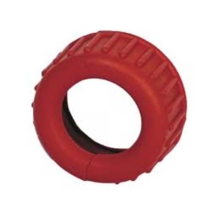 Protector de goma para manómetros rojo de Ø80mm