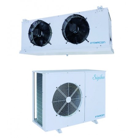 Equipo frigorífico semicompacto INTARCON silencioso baja temperatura evaporador cúbico BSF-QB-20096 (R452A 4kg)