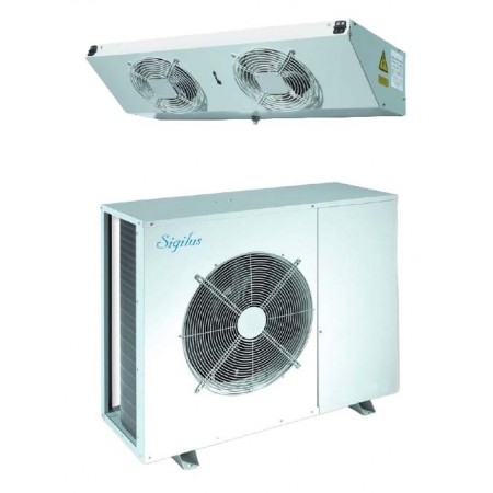 Equipo frigorífico semicompacto INTARCON silencioso baja temperatura evaporador bajo perfil BSF-NB-4096 (R452A 4.5kg)