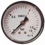 Manómetro Ø60mm horizontal 1/4" 0 a 1.6bar