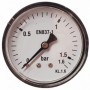 Manómetro Ø60mm horizontal 1/4" 0 a 1.6bar