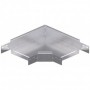 Curva 90º en acero galvanizado sendzimir INTERFLEX para bandeja portacables VIATEC 110 x 400mm