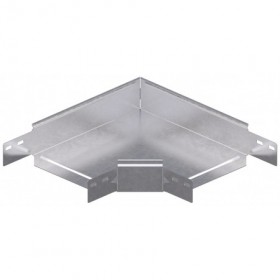 Curva 90º en acero galvanizado sendzimir INTERFLEX para bandeja portacables VIATEC 110 x 400mm