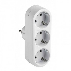 Adaptador enchufe triple frontal VOLTIMERC
