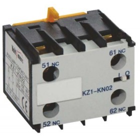 Contactos auxiliares 2NC VOLTIMERC KZ1-KN02 para contactor eléctrico 3RB8