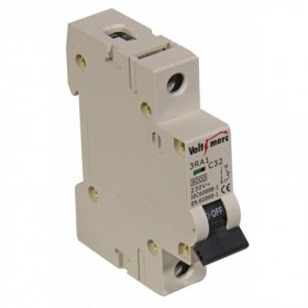 Interruptor magnetotérmico 1P 32A 6kA VOLTIMERC 3RA1