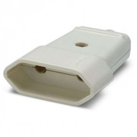 Base enchufe móvil blanca 10A 250VAC VOLTIMERC