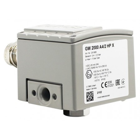 PRESOSTATO DUNGS GW 2000 A4/2 HP X-AU-M-V0 ST-SE 1P