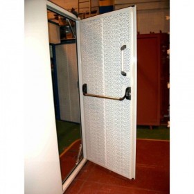 Antipánico puerta PI 2 hojas con maneta exterior